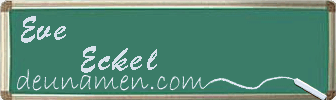 Eve Eckel Visitenkarte